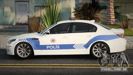BMW M5 E60 Polis para GTA San Andreas