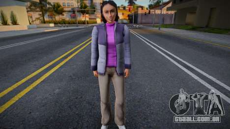 Mulher comum no estilo KR 8 para GTA San Andreas