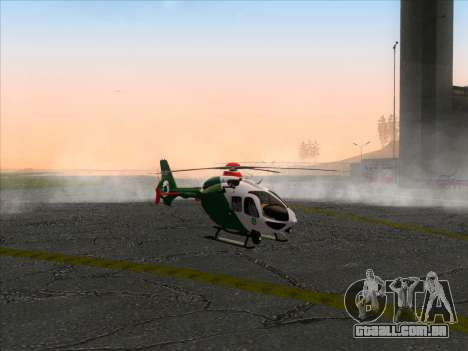 Helicóptero dos Carabineros de Chile para GTA San Andreas