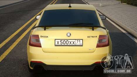 Skoda Octavia RS [Yellow] para GTA San Andreas