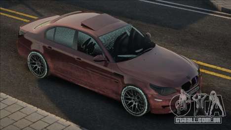 BMW M5 Ukraine Winter para GTA San Andreas