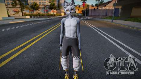 Cute Furry Wolf para GTA San Andreas