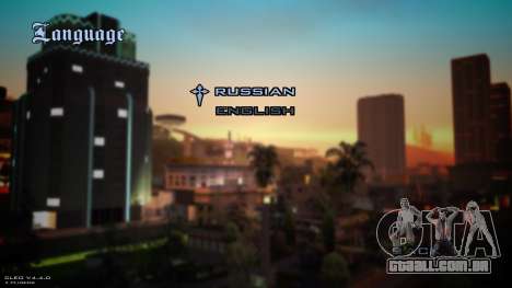 Novo plano de fundo do menu para GTA San Andreas