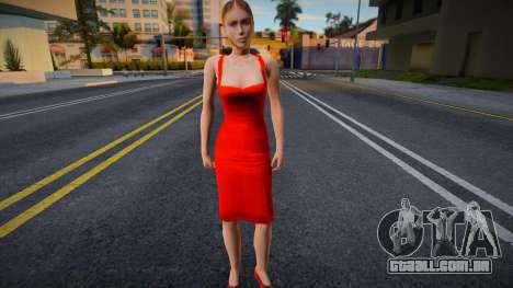 Menina no estilo do vestido kr 3 para GTA San Andreas