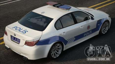 BMW M5 E60 Polis para GTA San Andreas