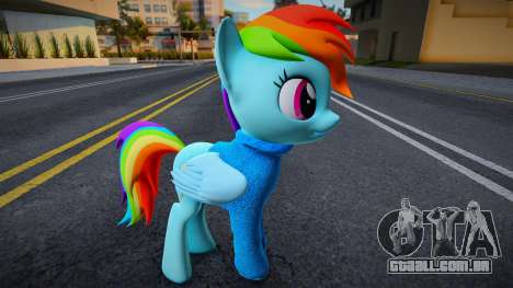 Rainbow Dash Winter para GTA San Andreas