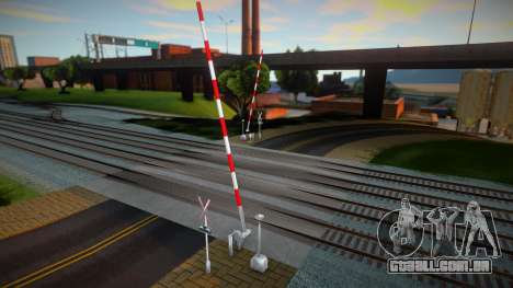 One Tracks old barrier and with bell and lights para GTA San Andreas