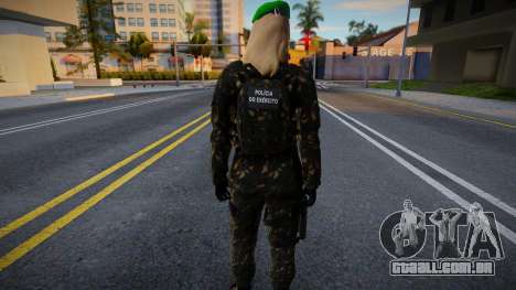Menina Militar Brasil v1 para GTA San Andreas