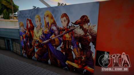 Final Fantasy Tactics Mural para GTA San Andreas