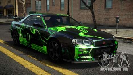 Nissan Skyline R34 R-Sport S7 para GTA 4