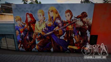 Final Fantasy Tactics Mural para GTA San Andreas