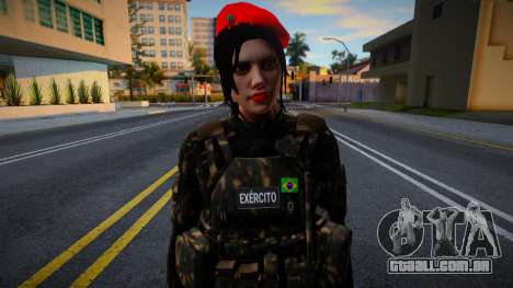 Menina Militar Brasil v2 para GTA San Andreas