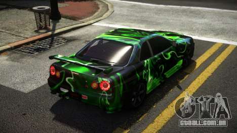 Nissan Skyline R34 R-Sport S7 para GTA 4