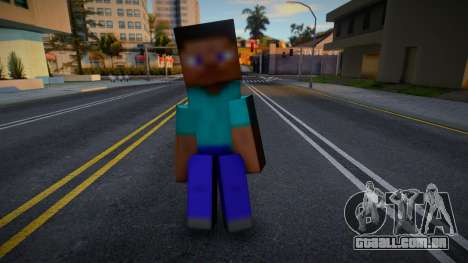 Steve - Minecraft 3DS Skin para GTA San Andreas