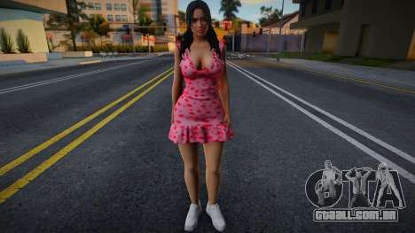 Menina no vestido de bolinhas para GTA San Andreas