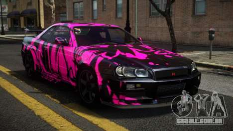 Nissan Skyline R34 R-Sport S13 para GTA 4