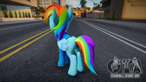 Rainbow Dash Winter para GTA San Andreas