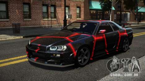 Nissan Skyline R34 R-Sport S8 para GTA 4