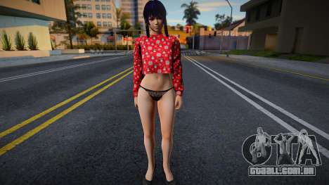 Nyotengu Sexy Panties Sweater Christmas para GTA San Andreas