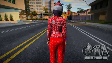Nagisa - Christmas Winter Wonder Pijama v3 para GTA San Andreas