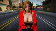 Tina Armstrong - Skinny Slip Puffer Jacket Happy para GTA San Andreas