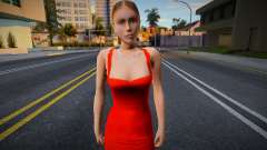 Menina no estilo do vestido kr 3 para GTA San Andreas