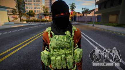 SKIN DE GUERRA GUERRILHA para GTA San Andreas