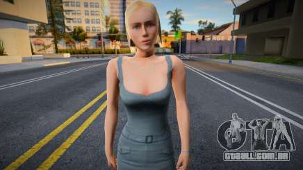 Menina no estilo do vestido kr 2 para GTA San Andreas