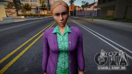 Mulher comum no estilo KR 1 para GTA San Andreas