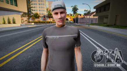 Um homem de boné no estilo da República do Quirguistão para GTA San Andreas