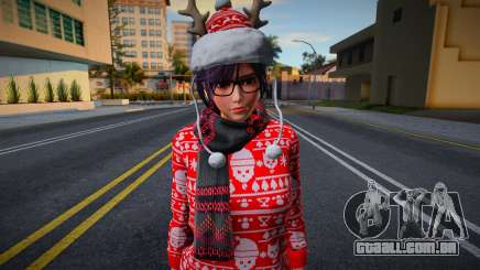 Nagisa - Christmas Winter Wonder Pijama v2 para GTA San Andreas