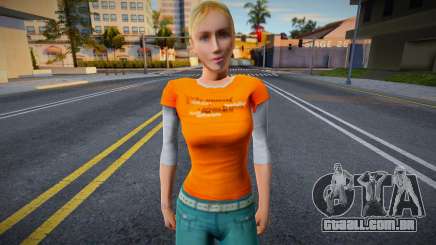 Mulher comum no estilo KR 6 para GTA San Andreas