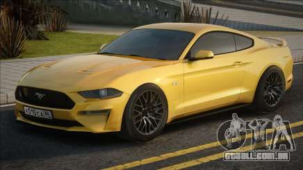 Ford Mustang GT [Yellow car] para GTA San Andreas