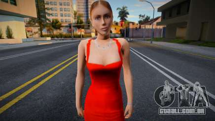 Menina no estilo do vestido kr 3 para GTA San Andreas