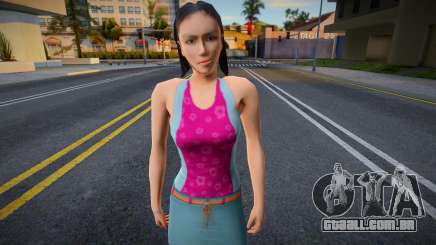 Menina asiática no estilo KR para GTA San Andreas