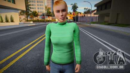 Mulher comum no estilo KR 3 para GTA San Andreas