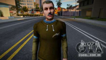 Homem bigodudo no estilo KR para GTA San Andreas