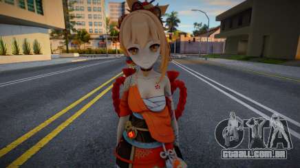 Yoimiya from Genshin Impact v3 para GTA San Andreas