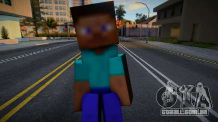 Steve - Minecraft 3DS Skin para GTA San Andreas