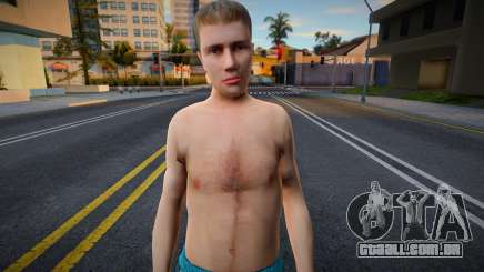 Homem da praia no estilo KR 2 para GTA San Andreas