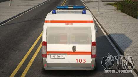 Ambulância Fiat Ducato para GTA San Andreas