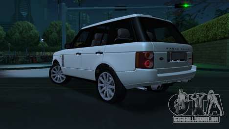 Range Rover V2 Supercharged (YuceL) para GTA San Andreas