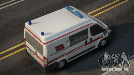 Ambulância Fiat Ducato para GTA San Andreas