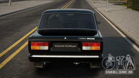 Vaz 2107 Black Edit para GTA San Andreas