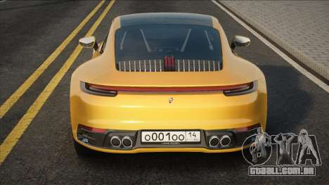 Porsche 911 (992) Yellow para GTA San Andreas