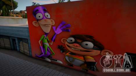 Mural Fanboy And Chum Chum para GTA San Andreas