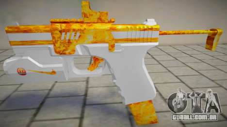 Pistol MKII White And Fire para GTA San Andreas
