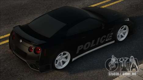 Nissan GTR R35 VTR - Polícia para GTA San Andreas
