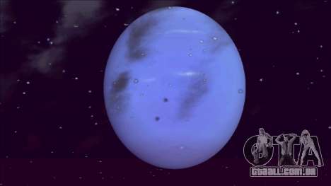 Planeta Netuno em vez da Lua para GTA San Andreas