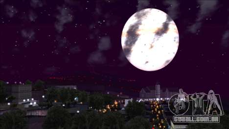 O planeta Júpiter em vez da lua para GTA San Andreas